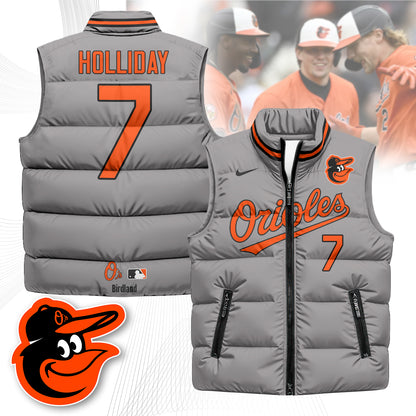 Baltimore Orioles Unisex Puffer Vest