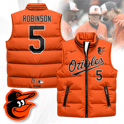 Baltimore Orioles Unisex Puffer Vest