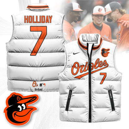 Baltimore Orioles Unisex Puffer Vest