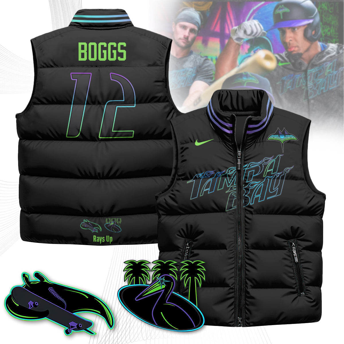 Tampa Bay Rays Unisex Puffer Vest