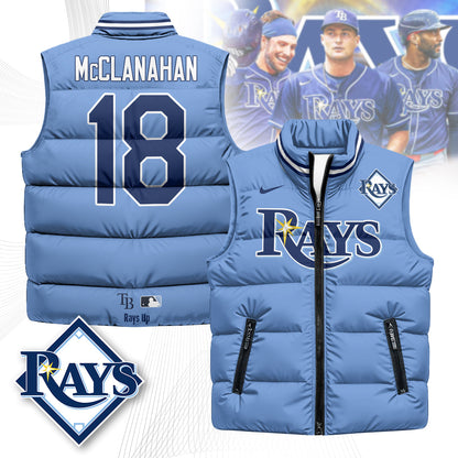 Tampa Bay Rays Unisex Puffer Vest