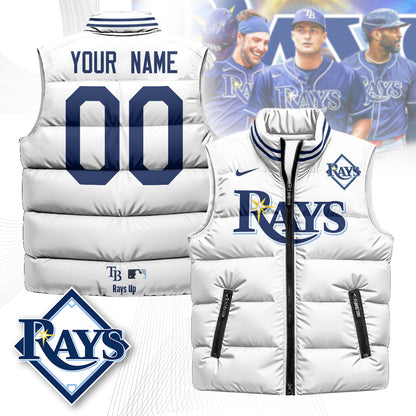 Personalized Tampa Bay Rays Unisex Puffer Vest