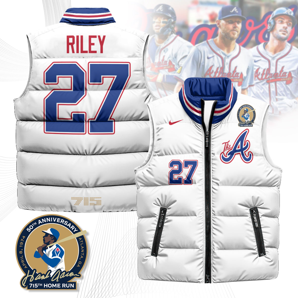 Atlanta Braves Unisex Puffer Vest