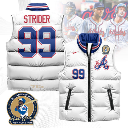 Atlanta Braves Unisex Puffer Vest