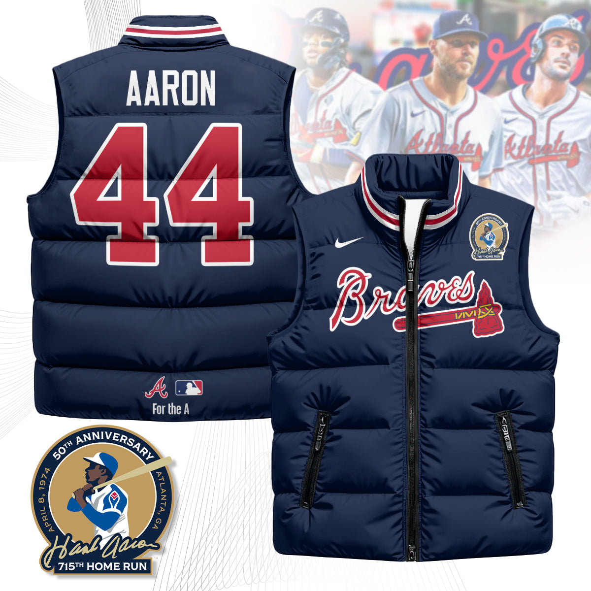 Atlanta Braves Unisex Puffer Vest