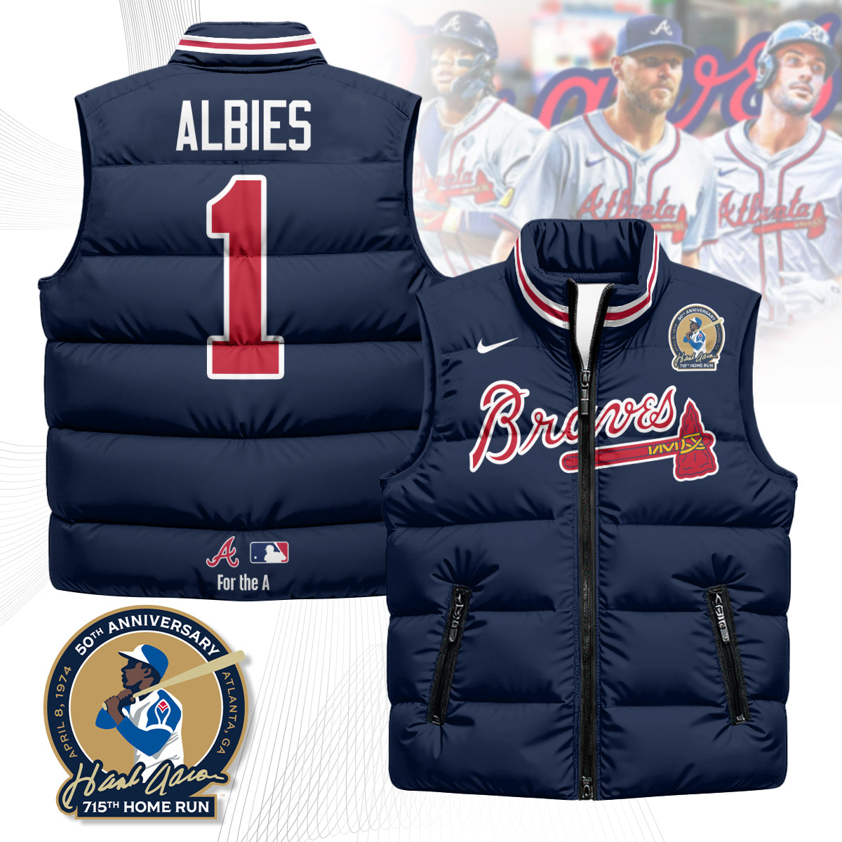 Atlanta Braves Unisex Puffer Vest