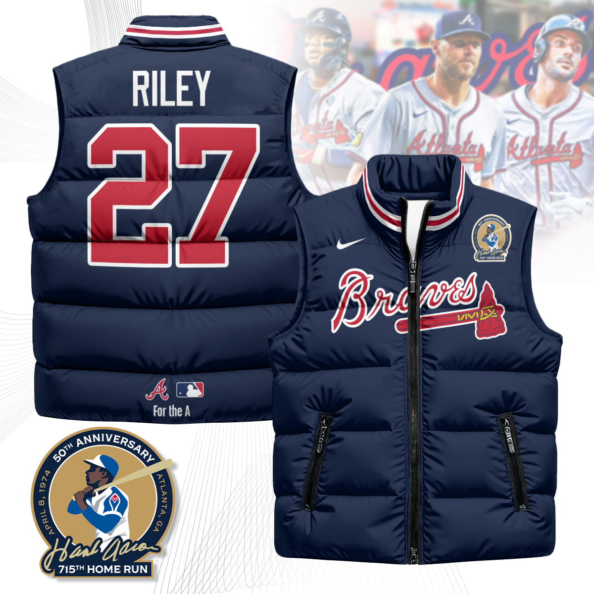 Atlanta Braves Unisex Puffer Vest