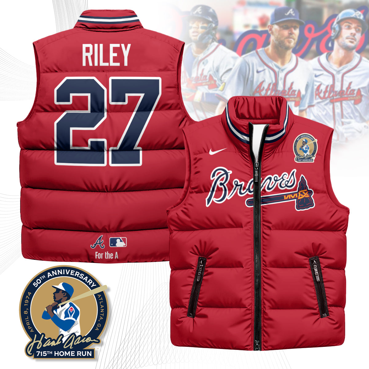 Atlanta Braves Unisex Puffer Vest