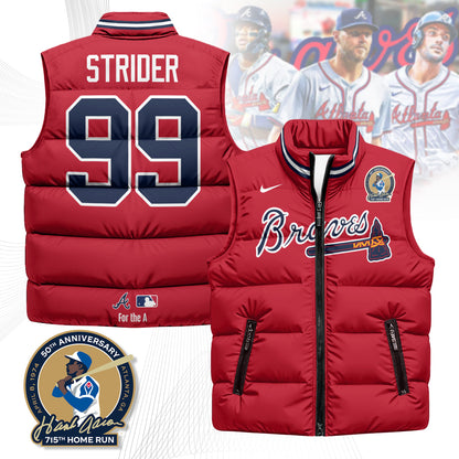 Atlanta Braves Unisex Puffer Vest