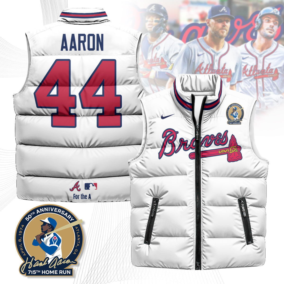 Atlanta Braves Unisex Puffer Vest