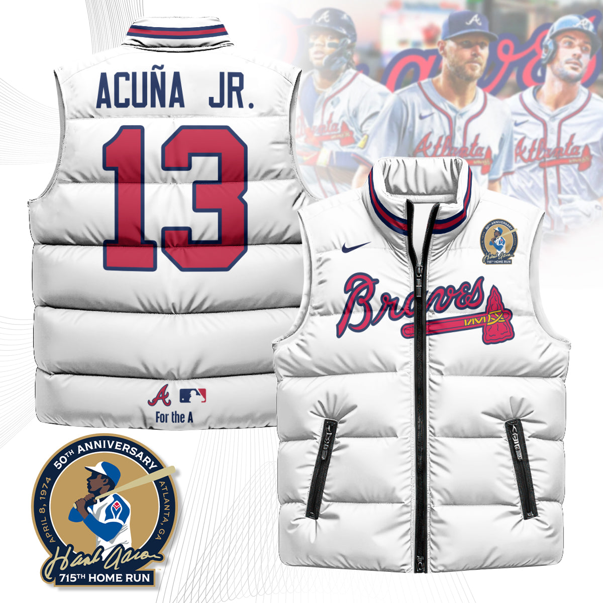 Atlanta Braves Unisex Puffer Vest
