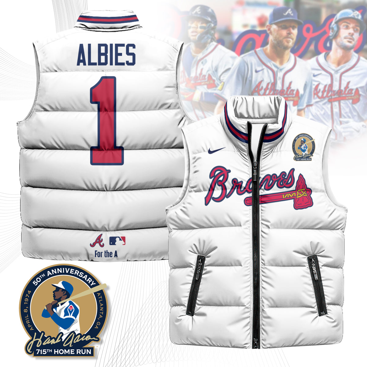 Atlanta Braves Unisex Puffer Vest