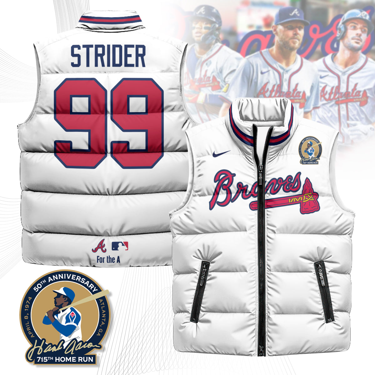 Atlanta Braves Unisex Puffer Vest