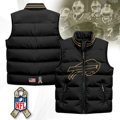 Buffalo Bills Salute To Service Puffer Vest
