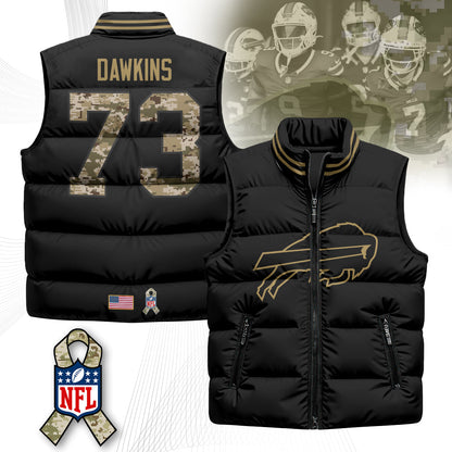 Buffalo Bills Salute To Service Puffer Vest