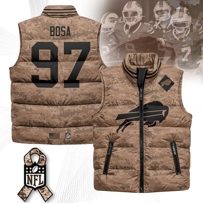Buffalo Bills Salute To Service Puffer Vest