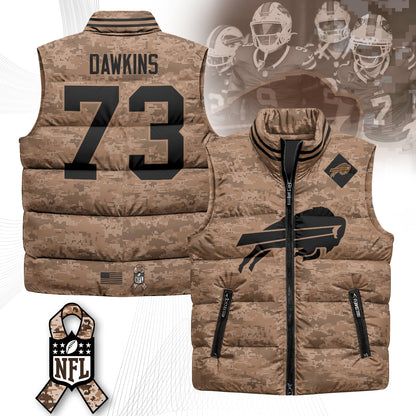 Buffalo Bills Salute To Service Puffer Vest