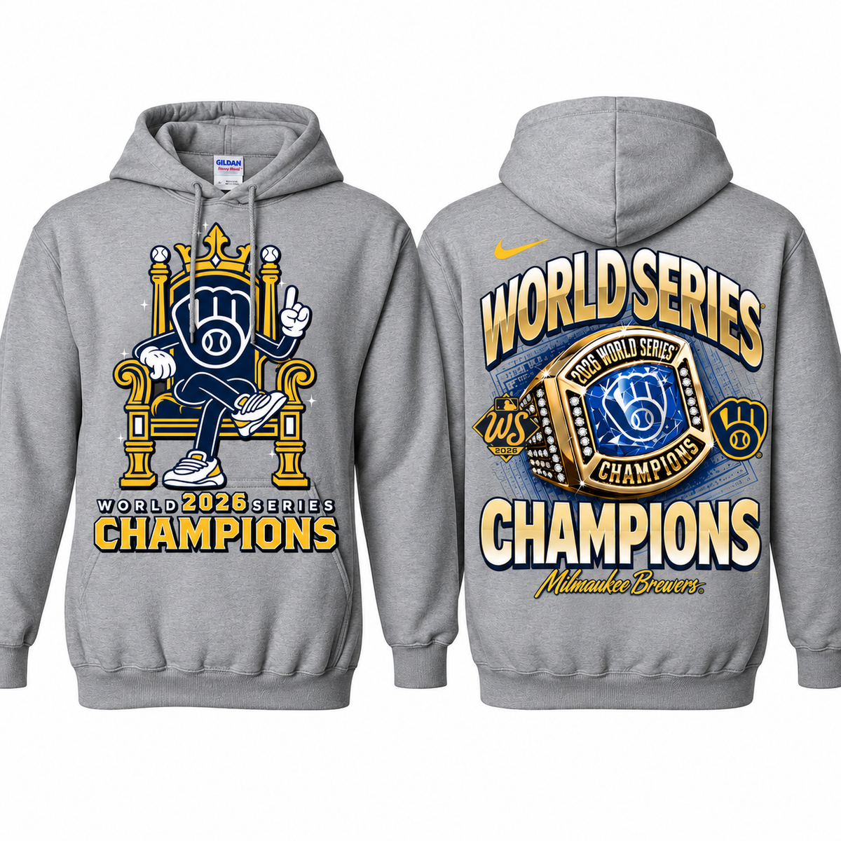 MIL WS Champions 2026 "King of WS" 2D Hoodie - Printed V2