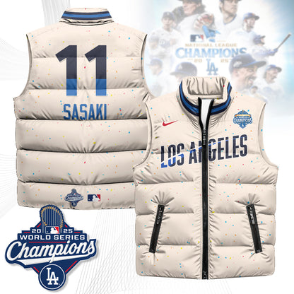 LAD 2025 Back To Back Champions Puffer Vest