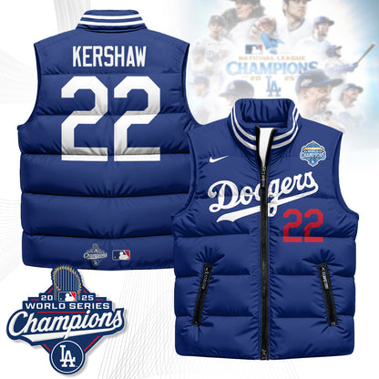 LAD 2025 Back To Back Champions Puffer Vest