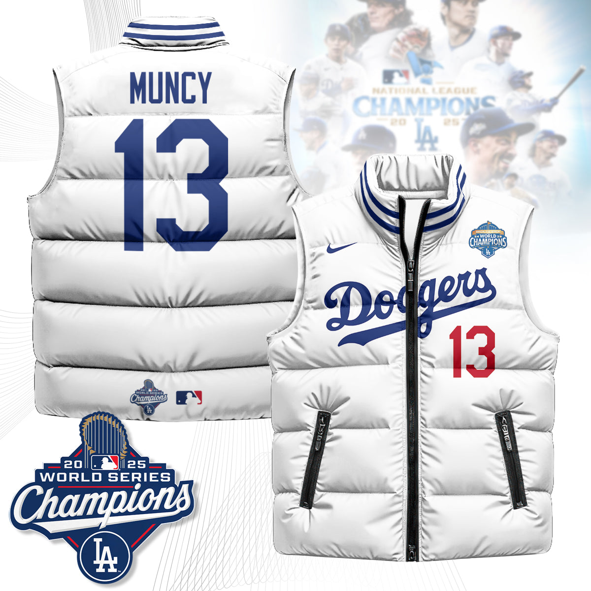 LAD 2025 Back To Back Champions Puffer Vest