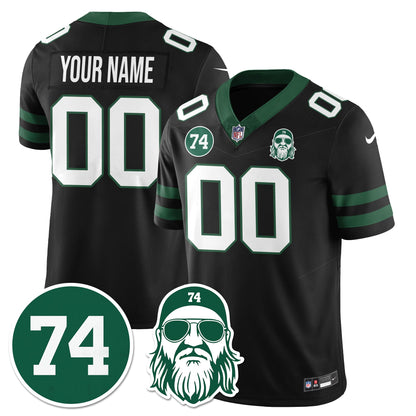 NYJ Vapor Limited Jersey - Nick Mangold Patch - All Stitched