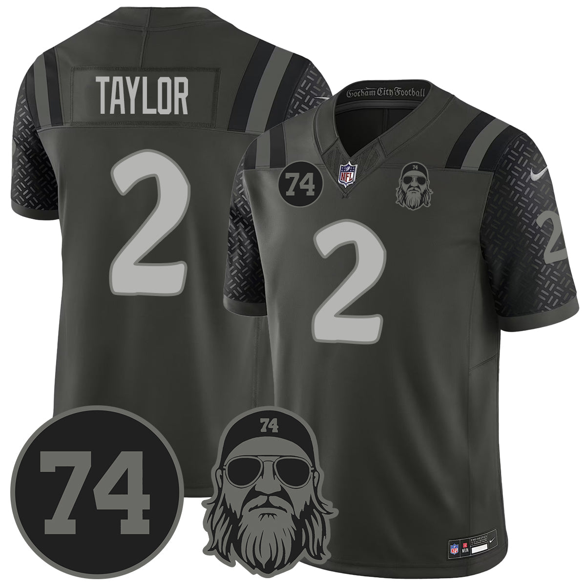 NYJ Vapor Limited Jersey - Nick Mangold Patch - All Stitched