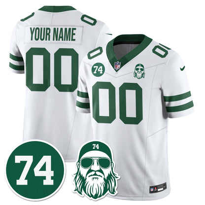 NYJ Vapor Limited Jersey - Nick Mangold Patch - All Stitched