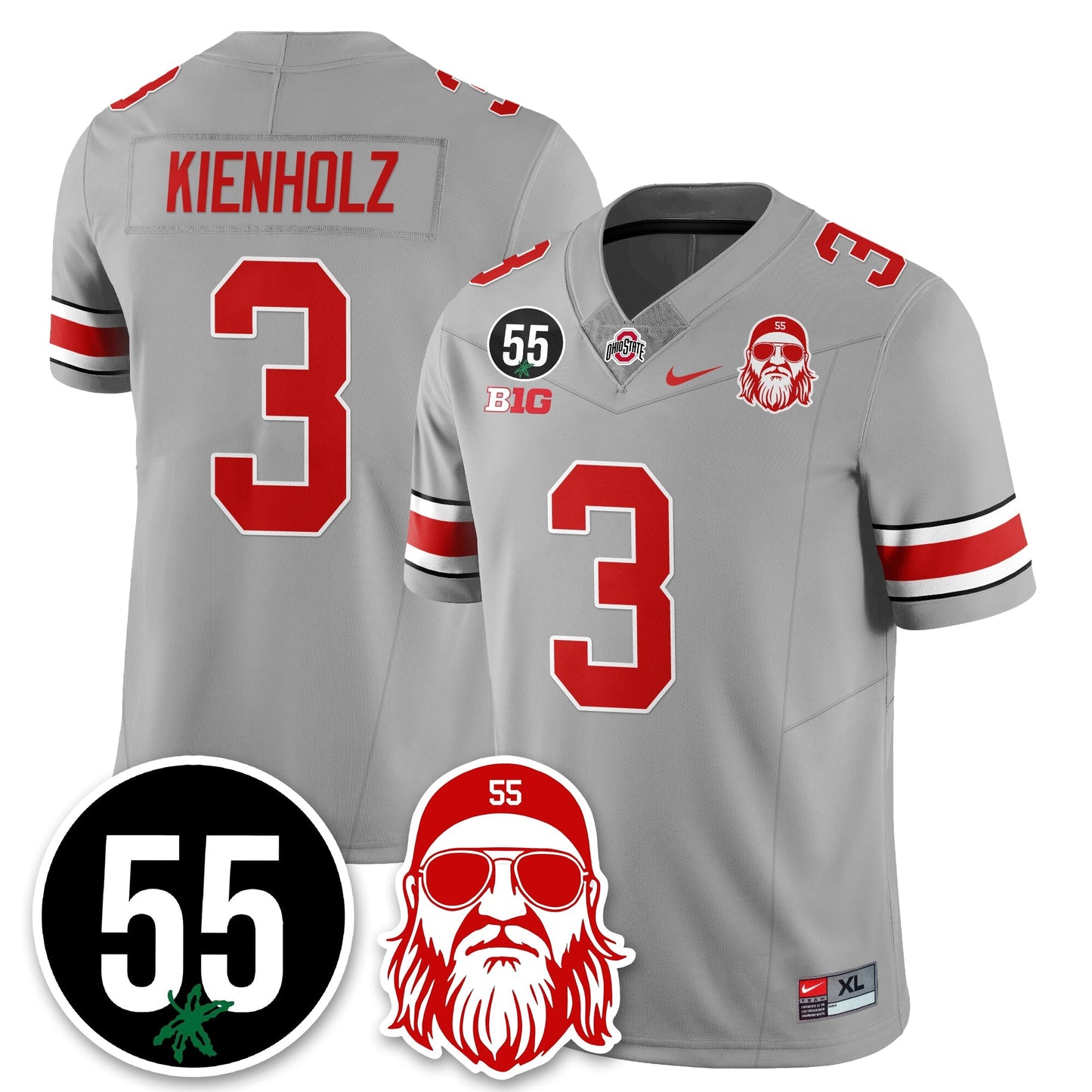 OSU Vapor Limited Jersey - Nick Mangold Patch - All Stitched
