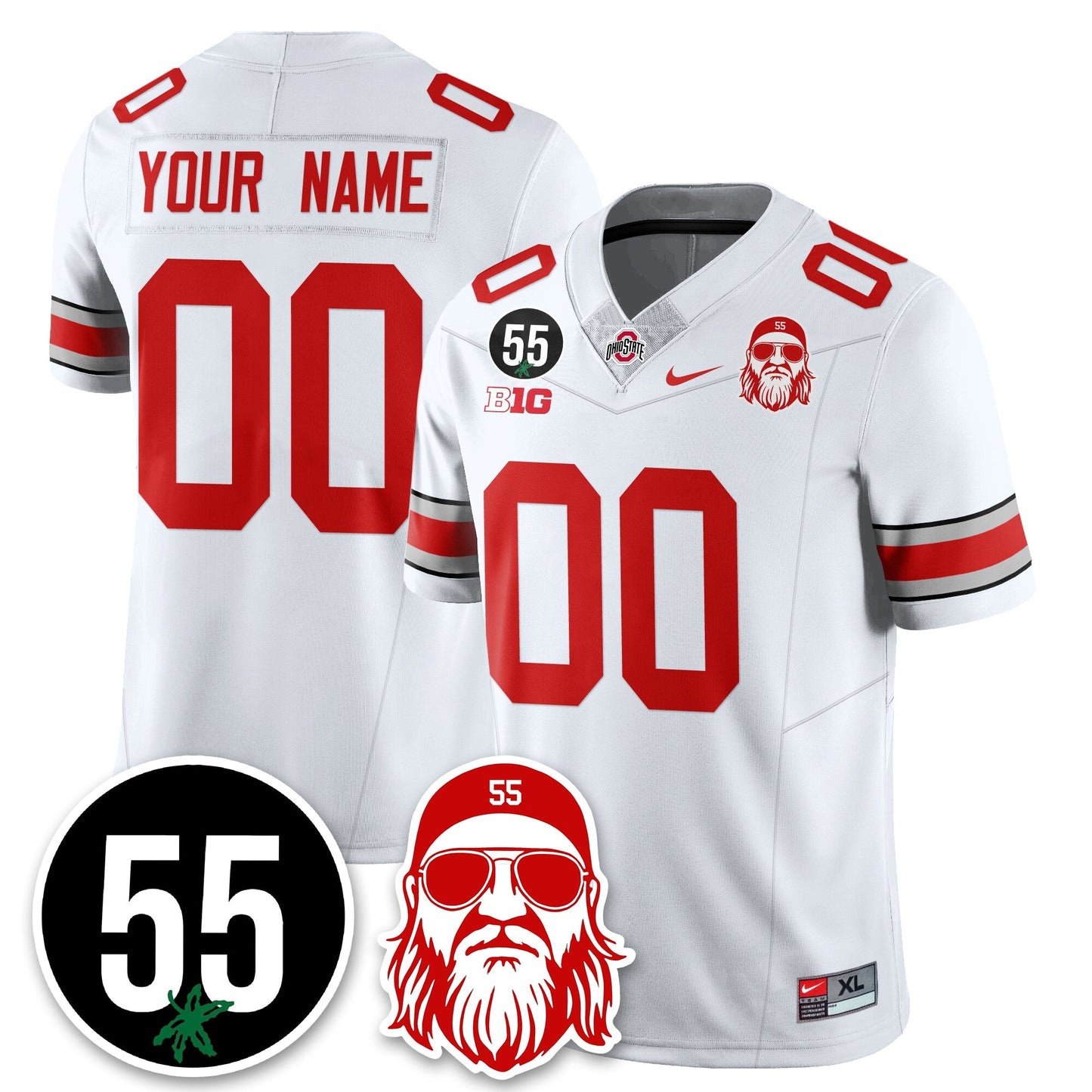 OSU Vapor Limited Jersey - Nick Mangold Patch - All Stitched