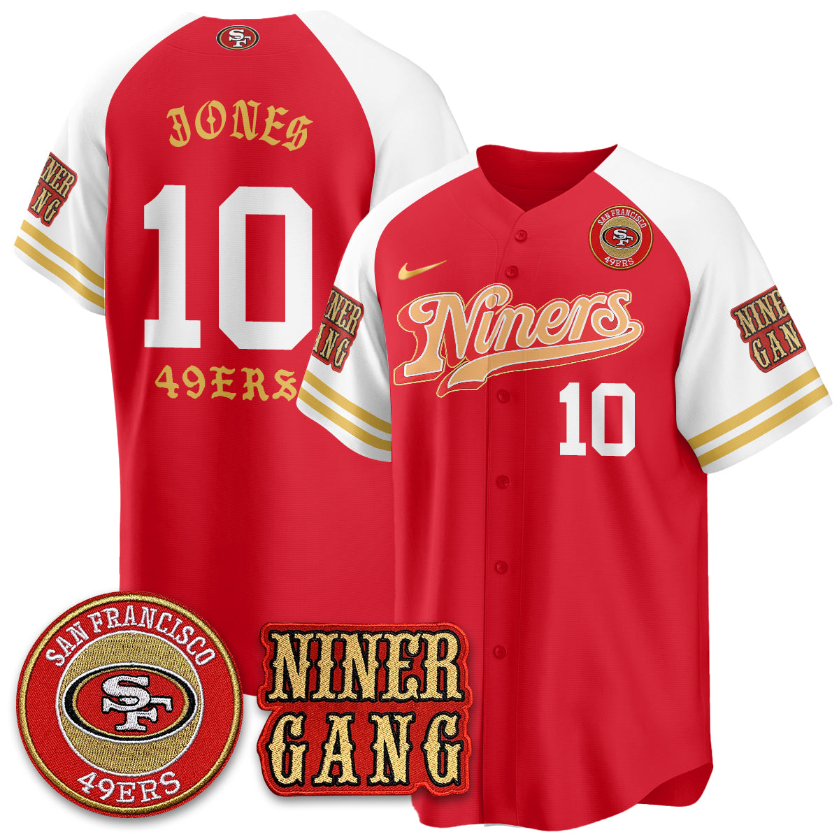 SF Born x Raised Baseball Jersey - All Stitched