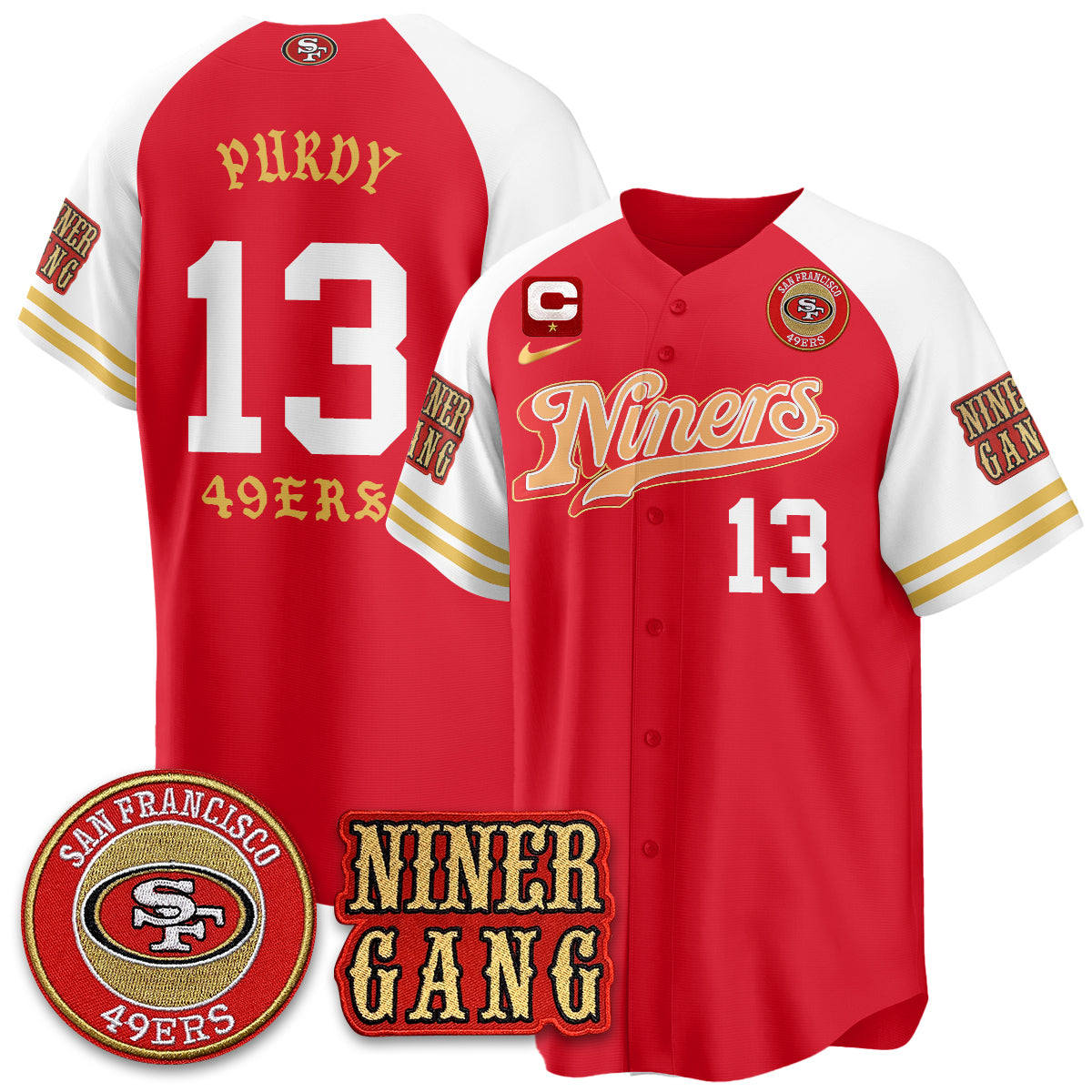 SF Born x Raised Baseball Jersey - All Stitched