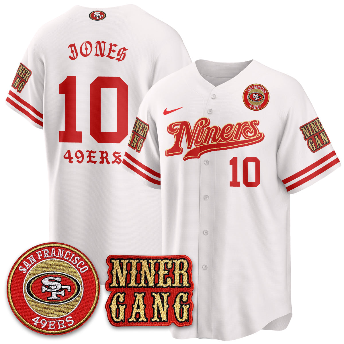 SF Born x Raised Baseball Jersey - All Stitched