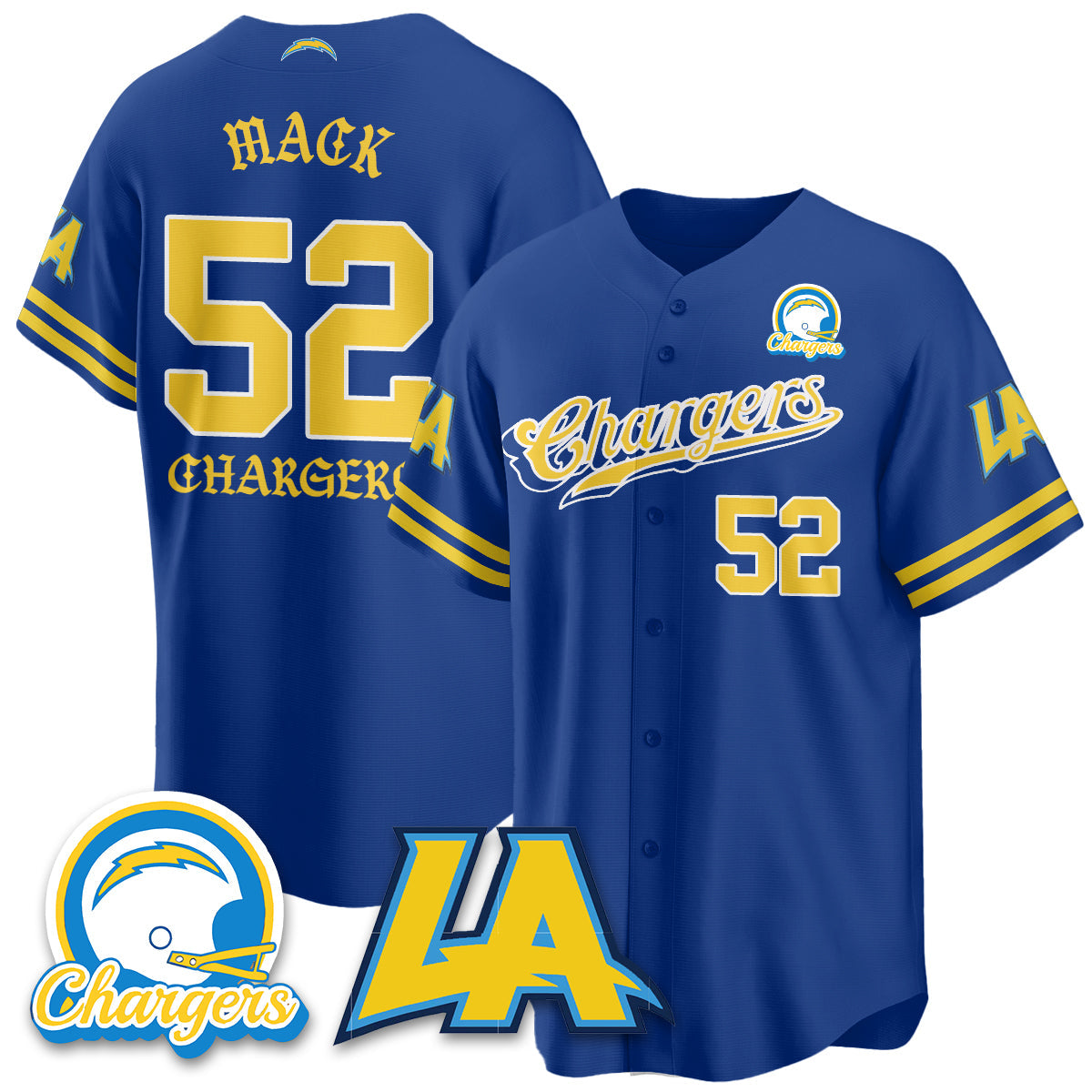 LVG Born x Raised Baseball Jersey - All Stitched