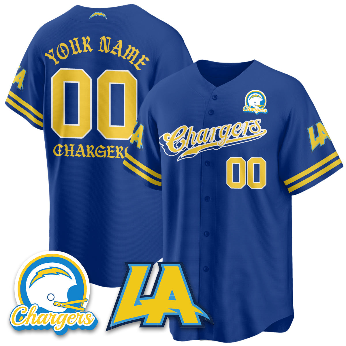 LVG Born x Raised Baseball Jersey - All Stitched