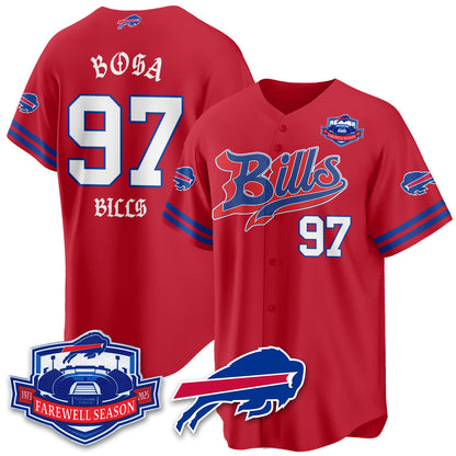 BUF Born x Raised Baseball Jersey - All Stitched