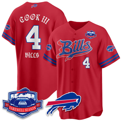 BUF Born x Raised Baseball Jersey - All Stitched