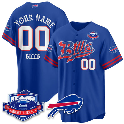 BUF Born x Raised Baseball Custom Jersey - All Stitched