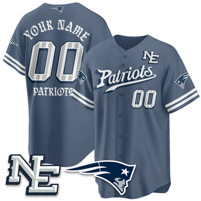 Custom NE Born x Raised Baseball Jersey - All Stitched