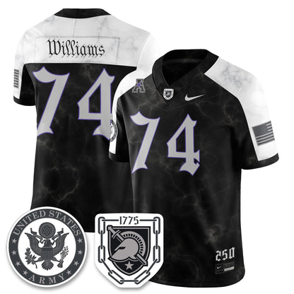 Army Black Knights Vapor Limited Jersey - 250 Years of Service and Sacrifice - All Stitched