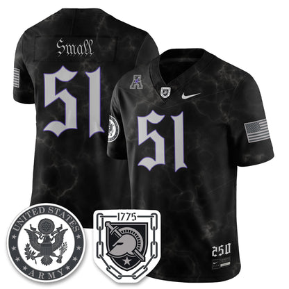 Army Black Knights Vapor Limited Jersey - 250 Years of Service and Sacrifice - All Stitched