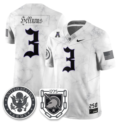 Army Black Knights Vapor Limited Jersey - 250 Years of Service and Sacrifice - All Stitched