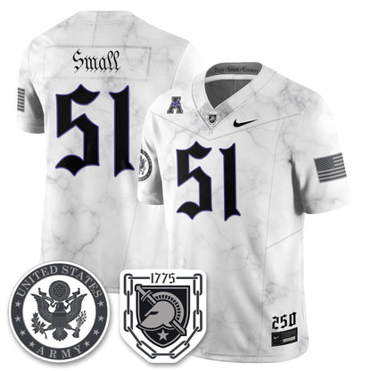 Army Black Knights Vapor Limited Jersey - 250 Years of Service and Sacrifice - All Stitched