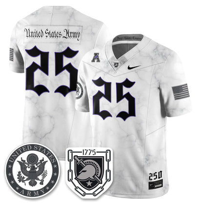 Army Black Knights Vapor Limited Jersey - 250 Years of Service and Sacrifice - All Stitched