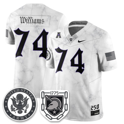 Army Black Knights Vapor Limited Jersey - 250 Years of Service and Sacrifice - All Stitched