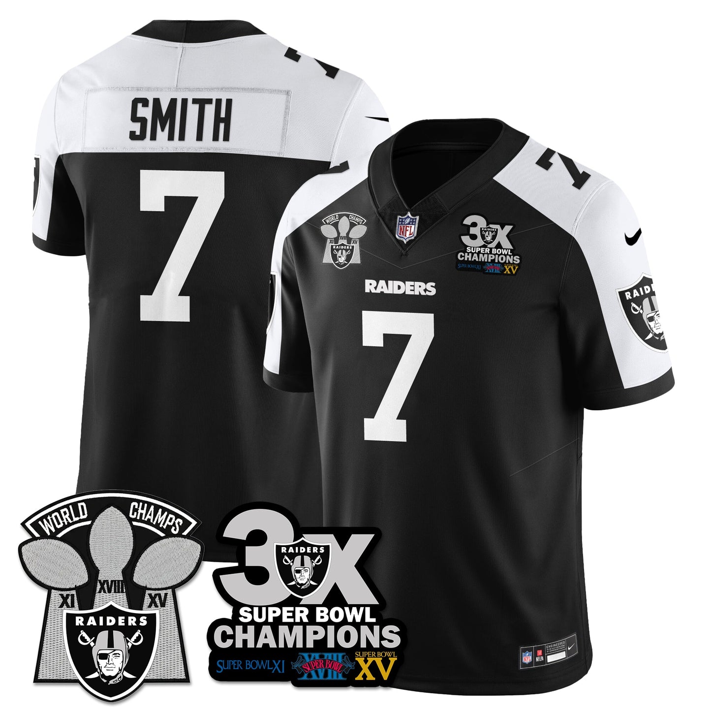 LVR 3-Time Champions Patch Vapor Limited Jersey - All Stitched
