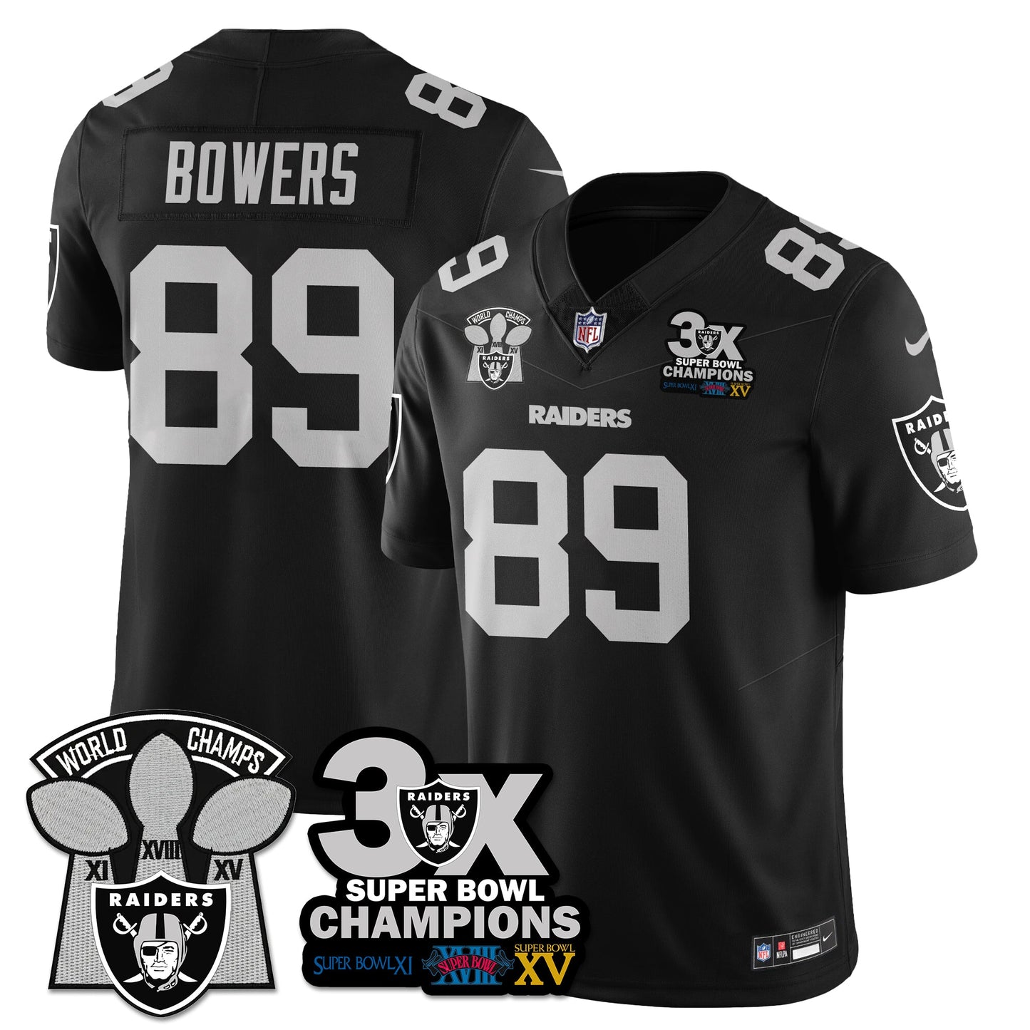 LVR 3-Time Champions Patch Vapor Limited Jersey - All Stitched