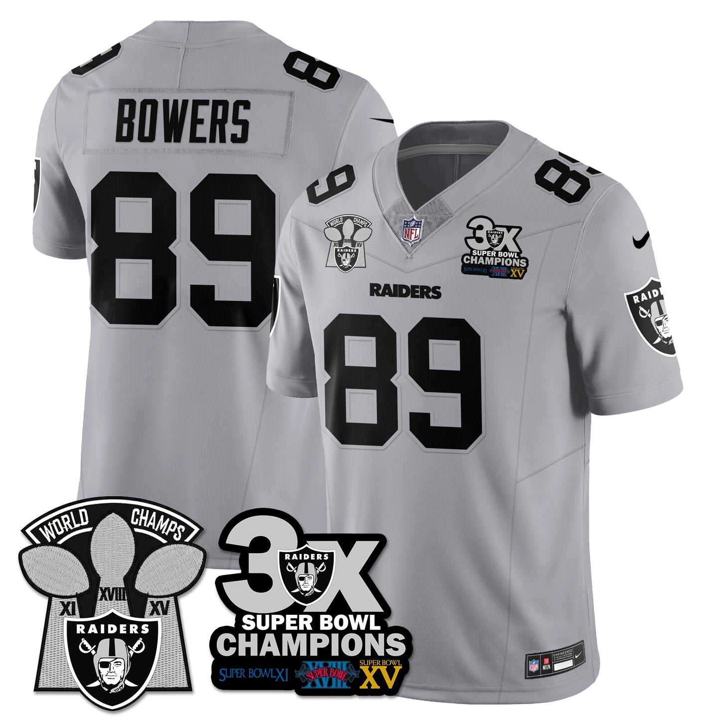 LVR 3-Time Champions Patch Vapor Limited Jersey - All Stitched