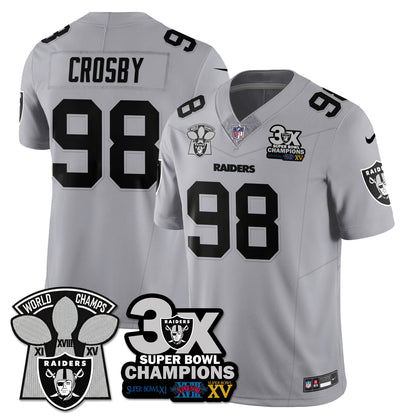 LVR 3-Time Champions Patch Vapor Limited Jersey - All Stitched