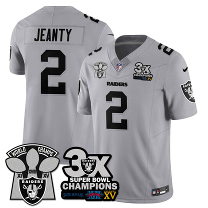 LVR 3-Time Champions Patch Vapor Limited Jersey - All Stitched